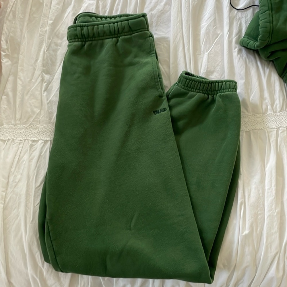 TNA Green Sweat Pants (part of a set!)